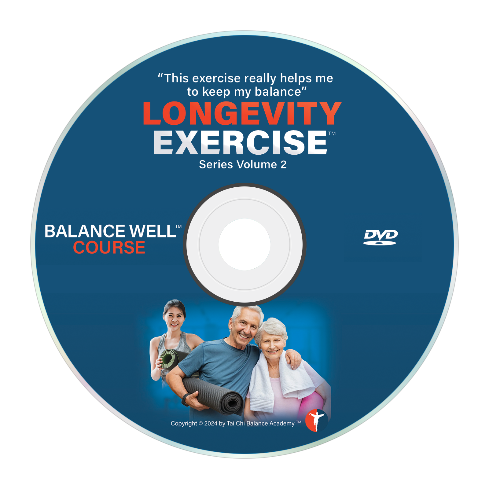 DVD -Longevity Exercise Series Volume 2 - Balance Well Course